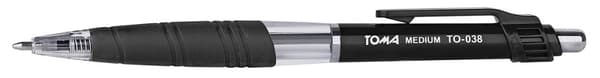 Toma Medium TO-038 Automatisk Kuglepen Sort