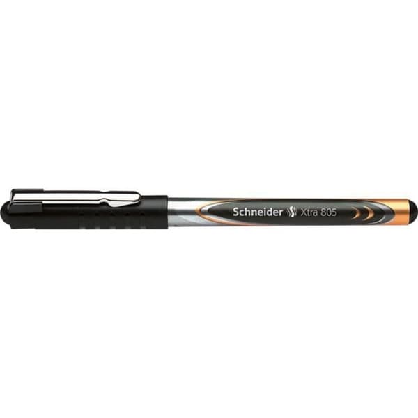 Förpackning med 10 Xtra 805 05 svarta bläckpennor