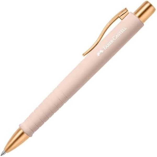 Kulspets - FABER-CASTELL - Poly Ball Urban - Palo Rosa - Blå bläck - Ergonomisk