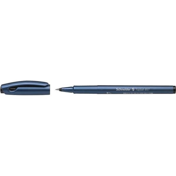 Förpackning med 10 Topball 857 06 svarta bläckpennor