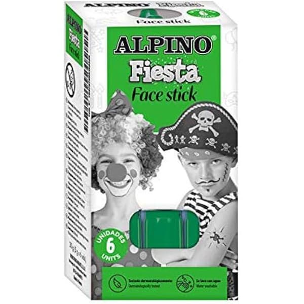 Caisse med 6 lim - ALPINO - dl000088 - Grön färg - Perfekt för målning