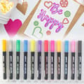 Miniatyrbild 3 av 4: INF Livfullt Dubbel Linje Kontur Marker Set för Konst 12-Pack