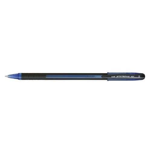 Uniball Jetstream SX101/10B Kulspettem med gelbläck Medium spets Blå 12-pack