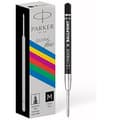 Miniatyrbild 1 av 2: Rekningar för bläckpenna - PARKER - QUINKflow - Medelspets - Svart bläck - Paket om 20