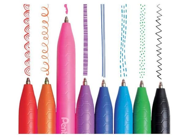 Stylo - pennset - refill Noname - PENT0677 - automatisk kulpenna Izee 0,7mm rosa
