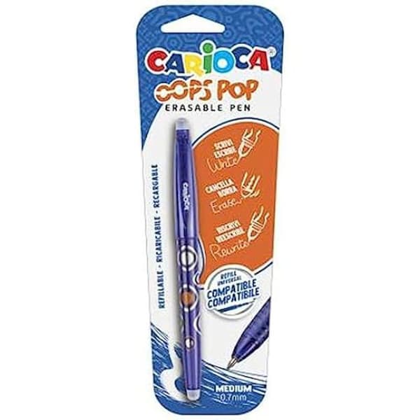 Stylo - CARIOCA - OOPS POP - Blå - Multifärgad - För barn från 3 år