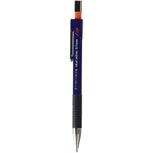 Porte-miner - STAEDTLER - Mars Micro - Set med 10 - 9 mm - Blå färg - Bekväm med halkfri bas