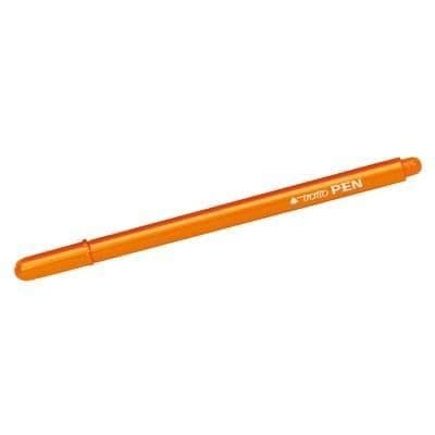 Filtpenna - FILA - Tratto - Medium spets - Orange - Förpackning om 12 st