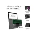 Miniatyrbild 3 av 5: SUBBLIM Bakgrundsbelyst tangentbordsfodral KEYTAB Pro BT TOUCHPAD iPad 10.9″ 10:e Gen.