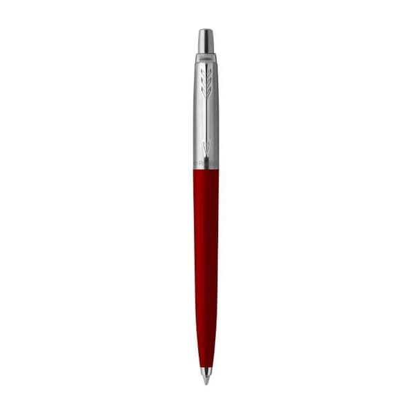 PARKER Jotter Originals kulspetspenna - Röd - Kromkant - Blå refill medium spets