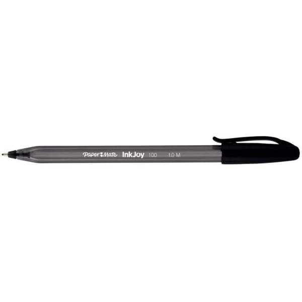 Paket med 8 PaperMate InkJoy 100 kulspetspennor, klassiskt blandad färgspets