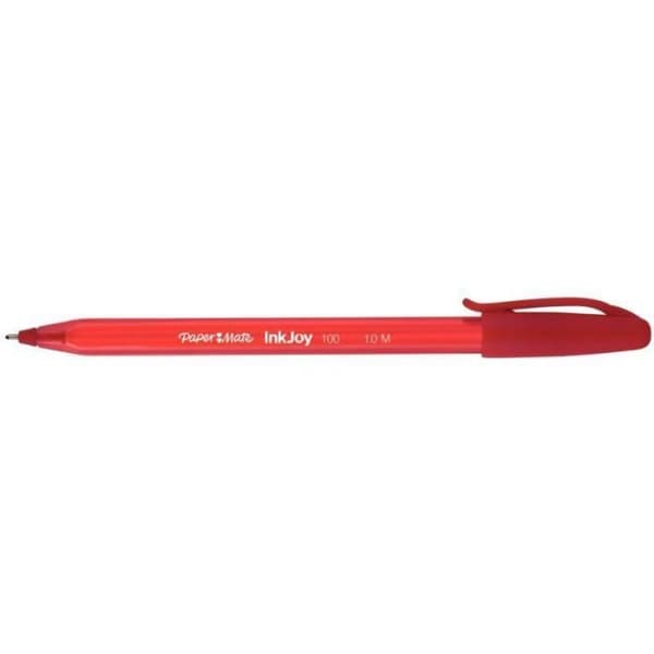 Paket med 8 PaperMate InkJoy 100 kulspetspennor, klassiskt blandad färgspets