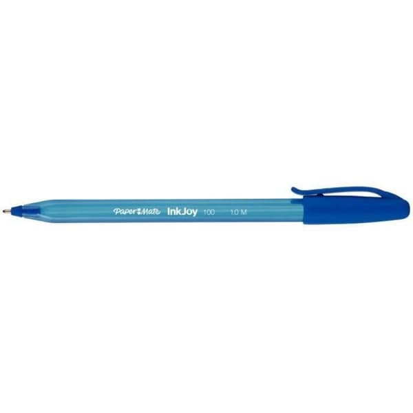 Paket med 8 PaperMate InkJoy 100 kulspetspennor, klassiskt blandad färgspets
