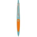 Miniatyrbild 2 av 2: Kulspet - HERLITZ - my.pen - Turkos/Orange - Blått bläck - Medelspets