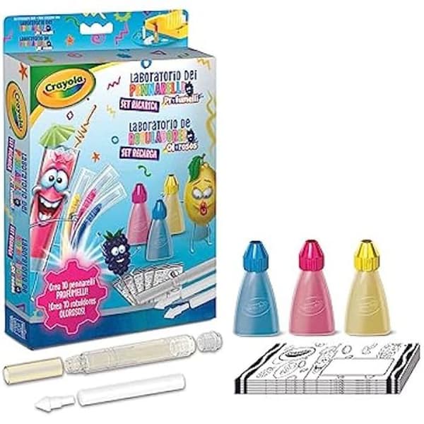 Kit med CRAYOLA Parfumelli Neon - Anpassade markers - Födelsedagspresent
