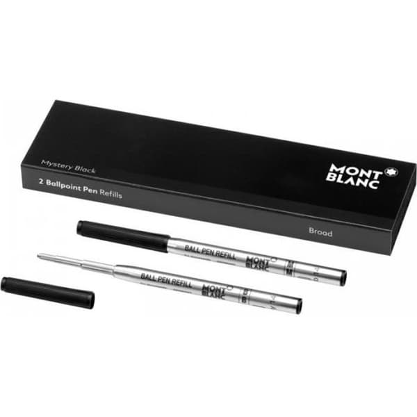 Stylo Bille - Montblanc - MYSTÄR - Återfyllbar - Svart - Medelspets