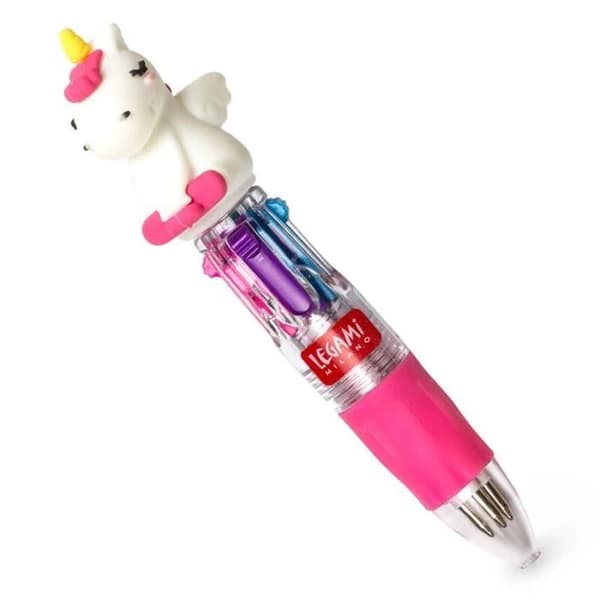 Kulspet - LEGAMI - Mini Magic Rainbow - 4 färger - 1 mm spets - Ergonomisk i silikon