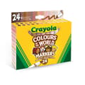 Miniatyrbild 3 av 4: CRAYOLA - VÄRLDENS FÄRGER - SET MED 24 MAXI TIP MENS, SORTIMENT