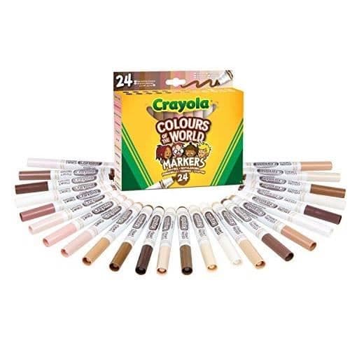 CRAYOLA - VÄRLDENS FÄRGER - SET MED 24 MAXI TIP MENS, SORTIMENT