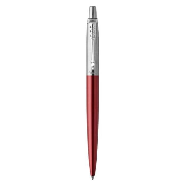 PARKER Jotter Kulspetspenna, Kensington Röd, Chrome Trim, Medium Point Blue Refill, Presentbox
