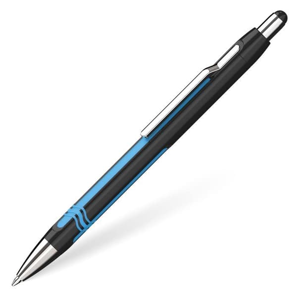 Penna - pennsats - refill Schneider - 138601 - Epsilon Indragbar kulspetspenna, XB, blå Svart/cyan