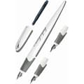 Miniatyrbild 1 av 5: Kalligrafi Set: Ergonomisk reservoarpenna White Body - 3 olika spetsar