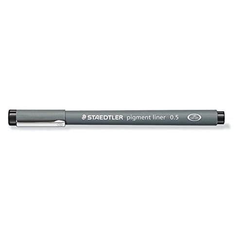 Fineliner - Staedtler - Pigment Liner - 0,5 mm - svart - Paket med 1 styck