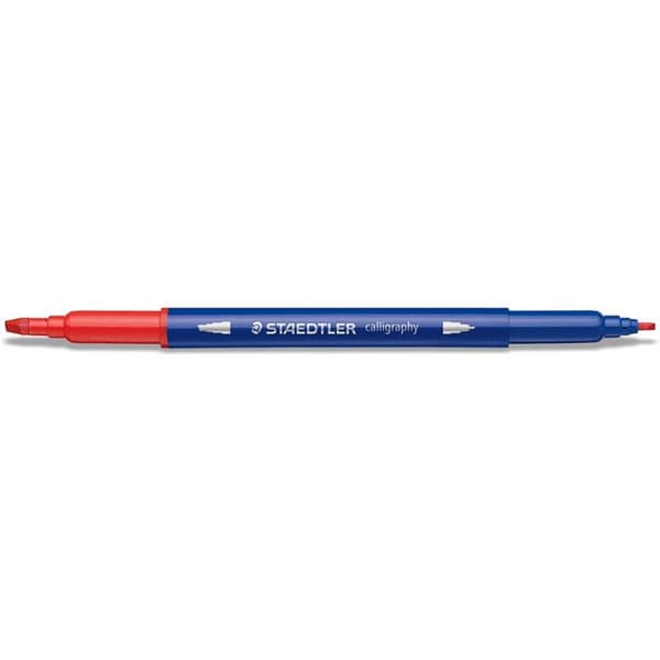 Kalligrafipennor - STAEDTLER - Calligraph duo 3005 - Dubbel spets - Assorterade - 12 stycken