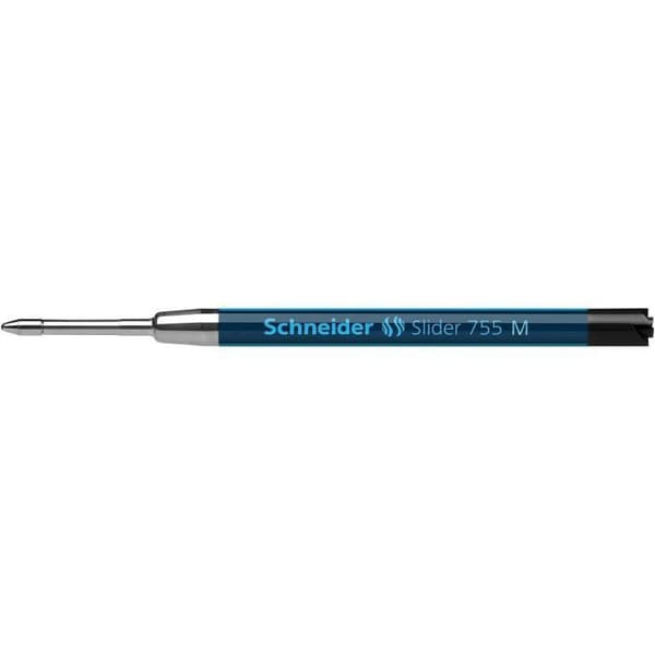 Schneider SLIDER 755 Refill kulspetspenna Format G2/ViscoGlide® M/svart/permanent 10-pack - 4004675056696