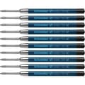 Miniatyrbild 1 av 4: Schneider SLIDER 755 Refill kulspetspenna Format G2/ViscoGlide® M/svart/permanent 10-pack - 4004675056696