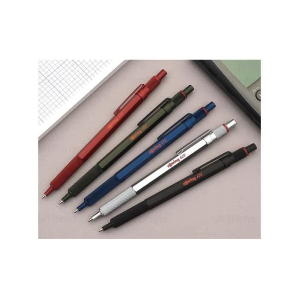 Kulspetspenna - rotring - 600 - Grön - Laddningsbar - Medium spets