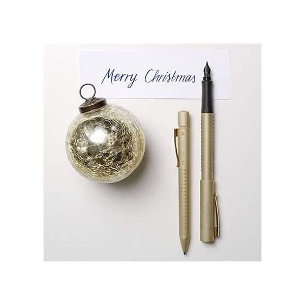 Faber-Castell 140928 Grip Edition Reservoarpenna B, guld