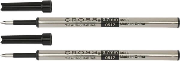 Penna - pennsats - Cross refill - 8523-2 - Refills Black Dual Pack Rollerball Penna
