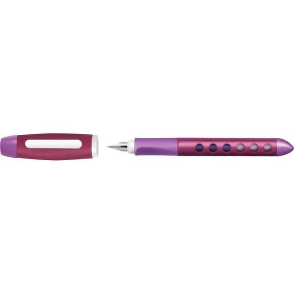 Reservoarpenna - FABER-CASTELL - Scribolino - Vänsterhänt - Blackberry röd - Ergonomisk