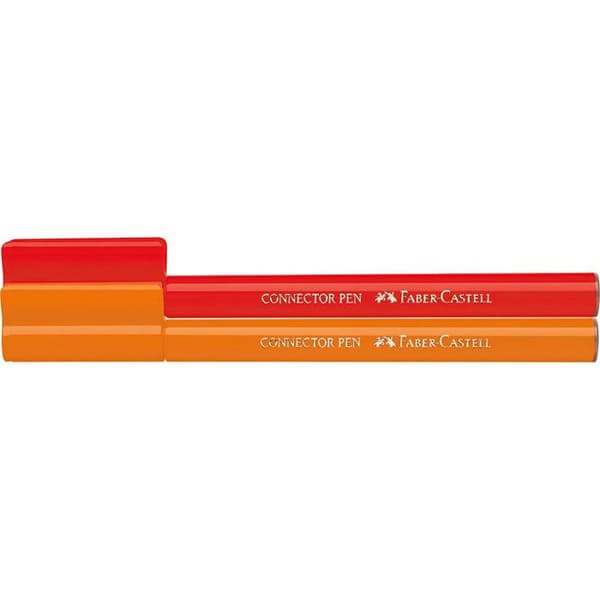 Skrivmaterial - Faber-Castell - 155579 - Flerfärgad - Röd - 80 bitar