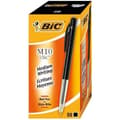 Miniatyrbild 1 av 2: Kulspetspennor - BIC - M10 clic - Förpackning om 50 - 0,4 mm - Färg Svart