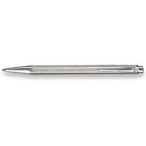 Penna - Caran d'Ache - Ecridor Retro - Silver - Guilloché - Sexkantig kropp