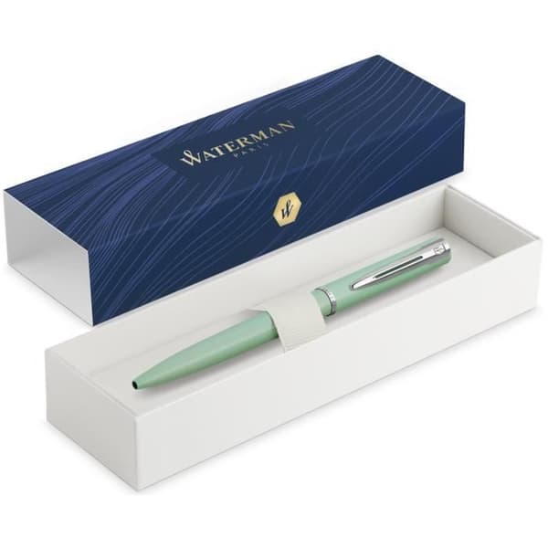 WATERMAN Allure Kulspetspenna, Pastellgrön, Medium Point Blue Refill, Presentbox