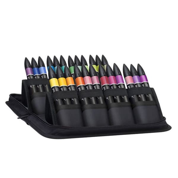 WINSOR & NEWTON Promarker Markers - Studentsortimentspåse med 24 st