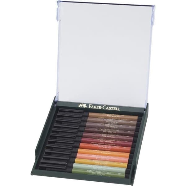 FABER-CASTELL Kartong med 12 lermarkeringar