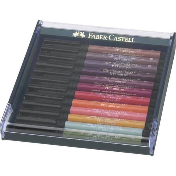 FABER-CASTELL Kartong med 12 lermarkeringar