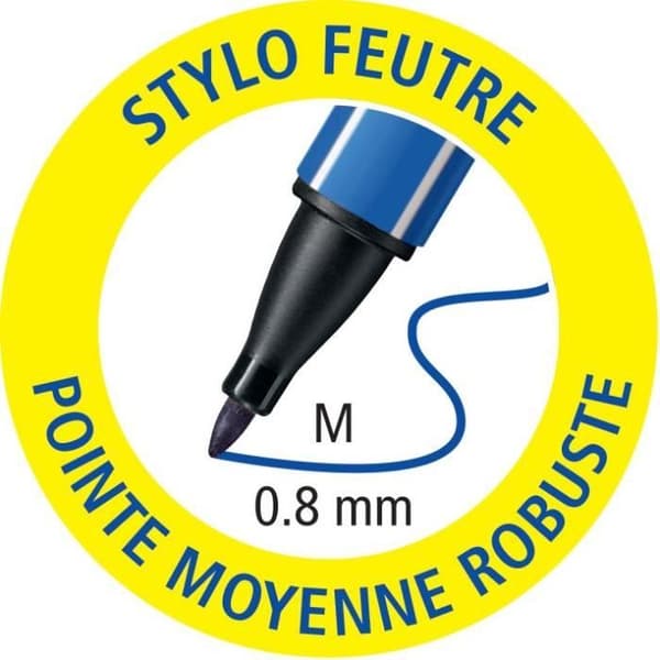 Påse x 8 STABILO pointMax tuschpennor