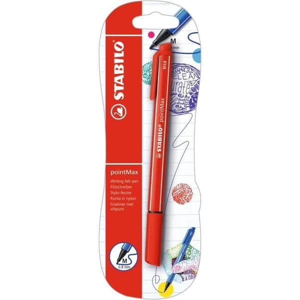 STABILO pointMax - tuschpenna - röd