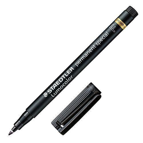 Staedtler Lumocolor Permanent Markers, Svart, 10 st