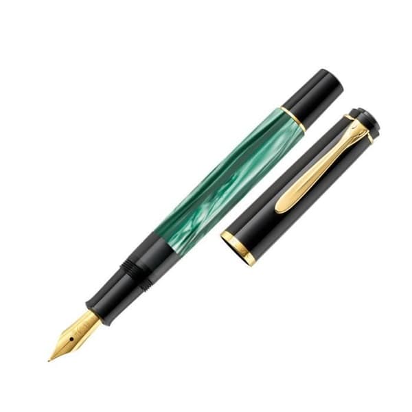 Pelikan Elegance M200 Reservoarpenna EF-spets 1,9 x 14,3 x 1,9 cm Marmorerad grön - 801768