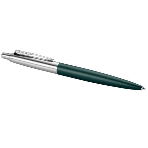 Kulspet - PARKER - Jotter XL - Matgrön Greenwich - Återfyllbar - Blå medelspets