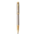 Miniatyrbild 1 av 4: Stylo roller - PARKER - IM Premium - Grå silver - Guldattribut - Fin spets