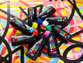 Miniatyrbild 3 av 4: Posca Markers - 284208000 - MOP'R PCM-22 Box med 4 permanenta markörer med flera ytor Grön XXL rund spets 3-19 mm