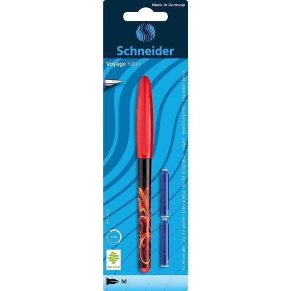 Reservoarpenna - SCHNEIDER - Resor - Vit - Diverse - Spets - Medium