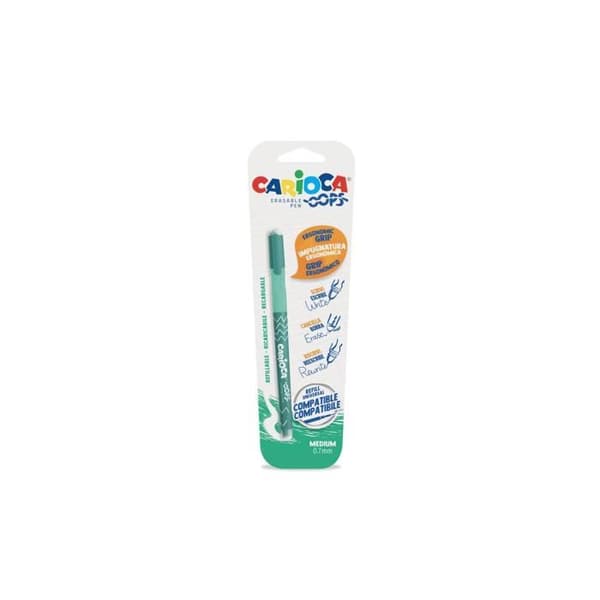 Raderbar kulspetspenna - CARIOCA - OOPS - Värmekänsligt bläck - Ergonomisk - 0,7 mm